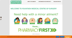 Desktop Screenshot of fountainmedical.co.uk